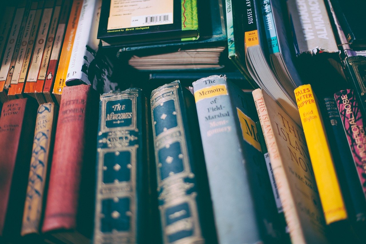 book, book stack, bookcase-1867171 book, book stack, bookcase